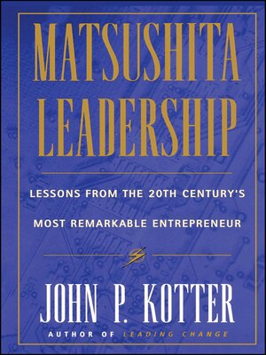 cover image of Matsushita Leadership